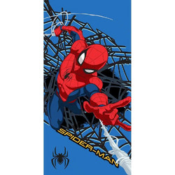 Borea Spider-Man Action Παιδική Πετσέτα Θαλάσσης Microfiber Μπλε 70x140cm 034693097120