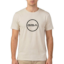GSA Μπεζ Ανδρικό Αθλητικό T-Shirt Μπεζ 17-2608