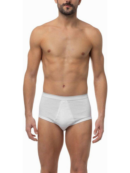 Minerva Ανδρικά Σλιπ Βαμβακερά Λευκά 2Pack 90-20902