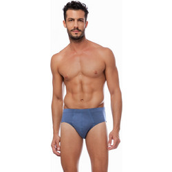 Minerva Ανδρικά Σλιπ Βαμβακερά Μπλε 2Pack 90-20482-143