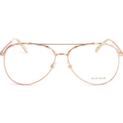 Elie Saab ES-020-DDB Γυναικείος Σκελετός Γυαλιών Οράσεως Μεταλλικός Χρυσός
