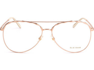 Elie Saab ES-020-DDB Γυναικείος Σκελετός Γυαλιών Οράσεως Μεταλλικός Χρυσός