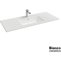 Bianco Flat Ένθετος Νιπτήρας Μπάνιου Πορσελάνης Λευκός 508-36121-300