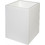 Plastona Cube Stone Γλάστρα Εσωτερικού Χώρου Τετράγωνη Λευκή 30x30x70cm 030.CUBE30HWH