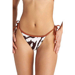 BLU4U Zebra Stripes Bikini Slip Animal Print Λευκό Μαύρο 26365563-18