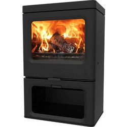 Charnwood Skye 7 Store Stand Black Μαντεμένια Ξυλόσομπα 7kW