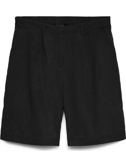 Vero Moda Γυναικείο Σορτς Υφασμάτινο Ψηλόμεσο Μαύρο 10344940