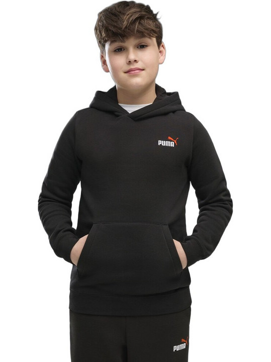 Puma Παιδικό Φούτερ με Κουκούλα Μαύρο 685825-71