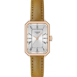 Tissot SRV Γυναικείο Ρολόι με Καφέ Δερμάτινο Λουράκι T160.110.36.033.00