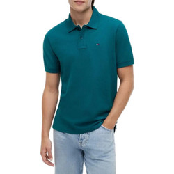 Tommy Jeans Ανδρική Μπλούζα Polo Μακρυμάνικη Πετρόλ DM0DM22711-L8J