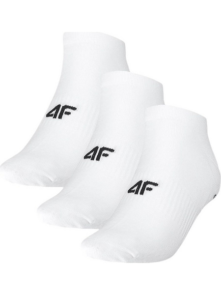 4F Ανδρικές Κάλτσες Κοντές Λευκές 3Pack 4FWMM00USOCM378-10S