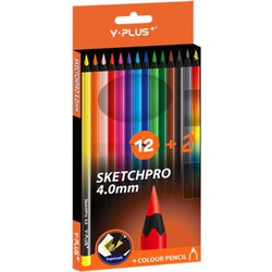 Y-Plus Sketch Pro Ξυλομπογιές Σετ 12τμχ