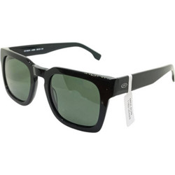 Moritz MZ11621K LK09K Ανδρικά Γυαλιά Ηλίου Τετράγωνα Κοκάλινα Μαύρα με Πράσινο Φακό