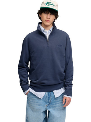 Superdry Ανδρικό Αθλητικό Φούτερ Navy Μπλε M2014700A-27S