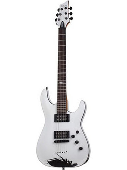 Schecter Jerry Horton C-1 Ηλεκτρική Κιθάρα ST Style με Μαγνήτες HH & Ταστιέρα Rosewood White