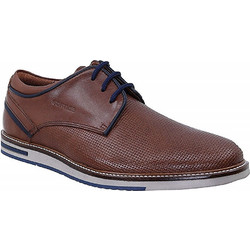 Softies Ανδρικά Σκαρπίνια Derby Δερμάτινα Καφέ 6253