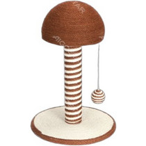 Nobleza Mushroom Στύλος με Ονυχοδρόμιο Καφέ Μπεζ 30x30x42cm