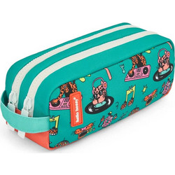 Hello Hossy Disco Roar Κασετίνα Βαρελάκι με 2 Θήκες Βεραμάν HH302969