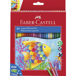 Faber-Castell Aquarel Ξυλομπογιές Ακουαρέλας Σετ 48τμχ