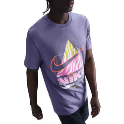 Nike Sportswear Brandriff Ανδρικό Αθλητικό T-Shirt Μωβ HV9149-527