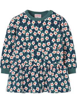 Boboli Παιδικό Φόρεμα Floral Πράσινο 334000-9954