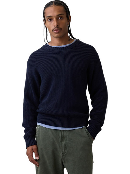 Gap Ανδρικό Πουλόβερ Navy Μπλε 907278005