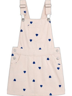 Dpam Blush Hearts Παιδικό Φόρεμα Τζιν Εκρού Navy Μπλε BATYROB3
