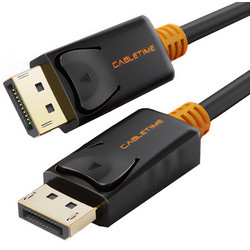 Cabletime Καλώδιο DisplayPort 1.2 to DisplayPort Male 1.8m Black CT-AV585-01G