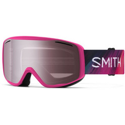 Smith Rally Μάσκα Σκι & Snowboard Ενηλίκων Ροζ με Φιμέ Φακό Γκρι