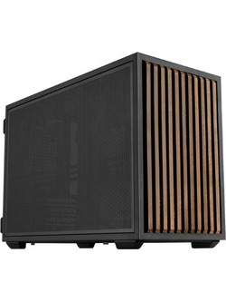 Lian Li B4 Wood Edition Black Gaming Micro Tower Κουτί Υπολογιστή