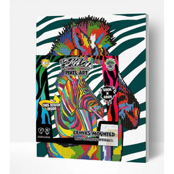 Splat Planet Zebra Καμβάς Diamond Painting Kit 30x40cm SP-DM-ZEBRA