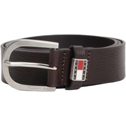 Tommy Jeans Ανδρική Ζώνη Δερμάτινη Σοκολατί AM0AM14461-GUE