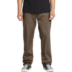 Volcom Ανδρικό Παντελόνι Chino Ελαστικό Κανονική Εφαρμογή Καφέ A1112613-MSH