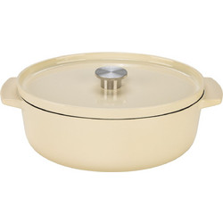 KitchenAid Πυρίμαχη Μαντεμένια Γάστρα Οβάλ με Καπάκι 30cm 5.6lt CC006062-001