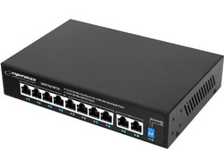 Esperanza ENS108 Unmanaged L2 Switch με 8 Θύρες Ethernet 1000Mbps και 2 SFP θύρες