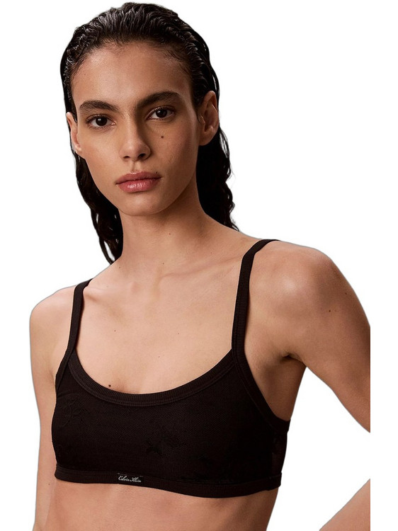 Calvin Klein Μπουστάκι χωρίς Μπανέλα Μαύρο LV00QF9099-UB1