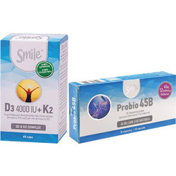 Am Health Smile D3 4000iu & K2 60s + Probio 45B 10 Κάψουλες