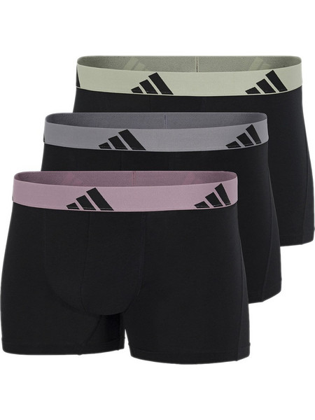 Adidas Active Flex Ανδρικά Μποξεράκια Σετ 3Pack Μαύρα 4AM002-921