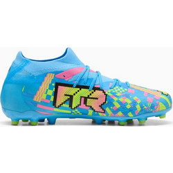Puma Future 9 Match Advanced Level MG 109215-01 Ποδοσφαιρικά Παπούτσια με Τάπες και Καλτσάκι Γαλάζια