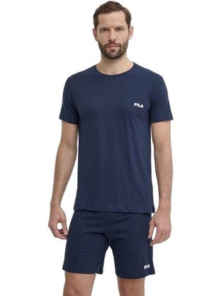Fila Καλοκαιρινές Ανδρικές Πιτζάμες Βαμβακερές Μπλε 1190-321