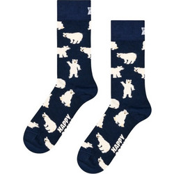 Happy Socks Bear Ανδρικές Κάλτσες Ψηλές με Σχέδια Navy Μπλε P006282