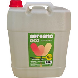 Egreeno Eco Υγρό Απορρυπαντικό Πλυντηρίου Οικολογικό για Λευκά Σκούρα & Μαύρα Ρούχα 520 Μεζούρες 13lt