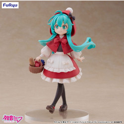 FuRyu Hatsune Miku Desktop Fairy Hatsune Miku Little Red Riding Hood 16cm