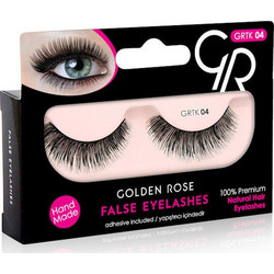 Golden Rose GRTK 04 Kit Βλεφαρίδες Ενιαίες Σετ με Κόλλα 2τμχ 8691190070397