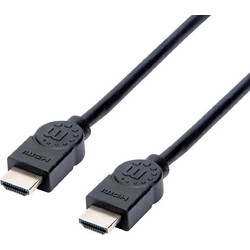 Manhattan Καλώδιο HDMI Male to HDMI Male 1m Black 355308