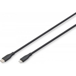 Digitus AK-600110-020-S USB-C to Lightning Cable 60W 1m Black