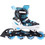 Tempish Bam-Bu Flash Inline Αυξομειούμενα Rollers Παιδικά Μαύρα Μπλε