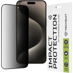 Techsuit 111D Privacy Full Glue Tempered Glass (iPhone 15 Pro Max)