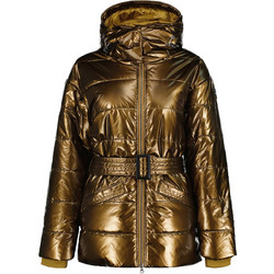 Icepeak Γυναικείο Μπουφάν Χειμωνιάτικο Puffer Μακρύ Χρυσό 8-53037-828-819