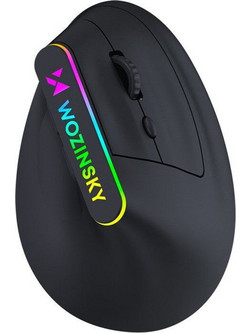 Wozinsky WMG-1164 Ασύρματο Bluetooth Ποντίκι Vertical Black